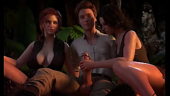 Preview 2 of Hotel Six Video - threesome brunette and redhead