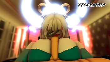 Preview 4 of Hot No Massage - Roblox slut gives a sloppy blowjob
