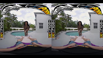 Preview 1 of Pepek Onani - VIRTUAL PORN - Busty Black Goddess Zoey Sinn VR Porn #POV