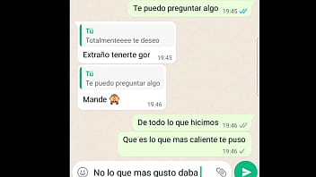 Preview 2 of Homekeeper Xxx Video - Hablando con mi novia despues de cojer