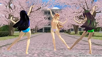 Preview 2 of Carpenter Egypt Mom And Son - Tougen Renka - Three Girls Panty Strip