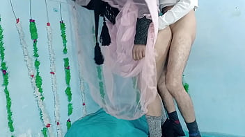 Preview 3 of Inden 2015 Vedio Sex - indian desi brite amrozia jan got a hurd fuck on first sex night indian groom fucking desi bride in village