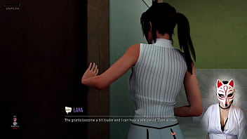 Preview 3 of Grl Pup - CROFT Adventures - (ep 3) Librarian upskirt