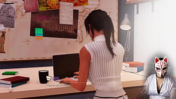 Preview 1 of Grl Pup - CROFT Adventures - (ep 3) Librarian upskirt