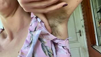 Preview 3 of Japan Big Black Cork - Hairy pussy in skirt fetish video