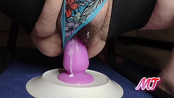 Preview 3 of India Xxx Com Com - BBW Mistythyghs Riding Sex Chair Creamy Panties