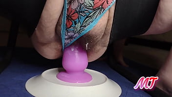 Preview 1 of India Xxx Com Com - BBW Mistythyghs Riding Sex Chair Creamy Panties