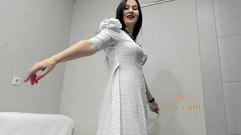 Preview 1 of Smriti Irani Mms - The most beautiful MILF dances a striptease,  waving panties and shaking huge tits / Angela-MILF