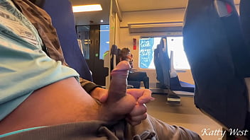 Preview 2 of Out Door Xxx Video - A stranger showed me his dick on the train and I sucked in public
