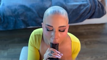 Preview 1 of 18kouri Massage Hatd - Bald Light Black Women Busty Big Ass Ebony