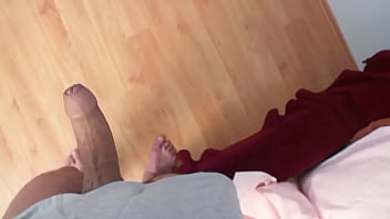 Preview 2 of Eddy Kru - Brunette with shaved pussy enjoys jumping on my hard cock while I cum sensually