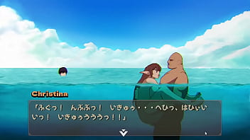 Preview 4 of Kubra Tuz - [HENTAI GAME] NTR Rice PART 6!! my friend is geting fucked in the beach