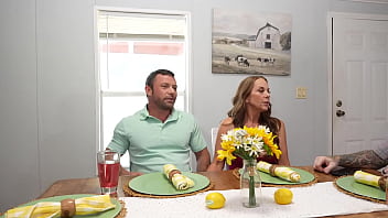 Preview 1 of Boys Xxx Vido - Cheating StepMom Sucks StepSons Big Cock When I go to watch the game
