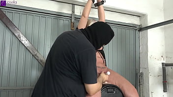 Preview 3 of Mompov Was In Her Destiny - Submissive slut Rosella,  fixed in chains on the Sybian buck with mega orgasm and squirt finale!