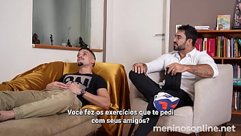 Preview 2 of Ann Juila - Diego Mineiro &amp_ Renato Moura - Bareback (Rolaterapia) - Teaser