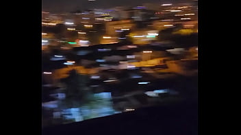 Preview 4 of Girls Messsge - A couple has sex in public. Stepdaughter sucks her stepfather&#039_s dick on the street. Anal sex on the terrace of the building. Blowjob in public,  outside doors. Part 2-2. Slutty teen playing with my penis outdoors. The risk turns her on.