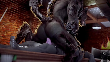 Preview 2 of Teen Sloveblackcock Com - werewolf twitchyanimation