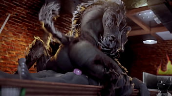 Preview 1 of Teen Sloveblackcock Com - werewolf twitchyanimation