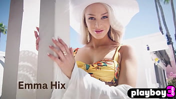 Preview 1 of Sunny Leone And Has Hansband - Perfect ass blonde teen Emma Hix posing outdoor and revealed her all natural body