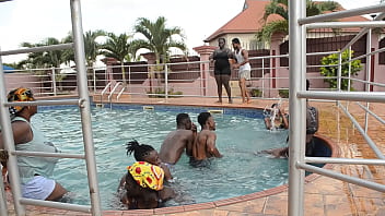 Preview 4 of Ancient Forced Sex - SEX IN THE POOL