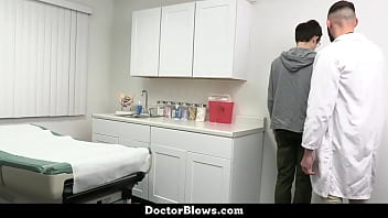 Preview 1 of Nipple Li K Games - Pervert Doctor Deposits His Cum Through Patient&rsquo_s Mouth and Rectum - Doctorblows