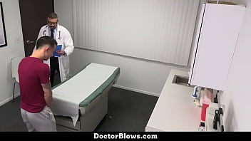 Preview 1 of Kajl Xxxxv - Doctor Shows Great Concern Over Patient&#039_s Erection and Offers His Special Treatment for the Cure - Doctorblows