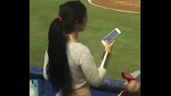 Preview 2 of Schoolgirl Raped Uncensored - Culito milf bailando en el estadio