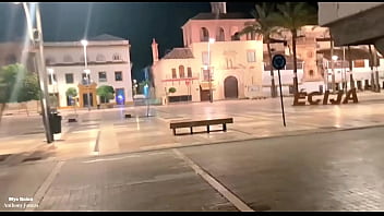 Preview 2 of Kalite Porno - Slutty girl having sex on the street after party in Seville - public sex video