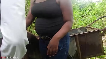 Preview 1 of Only Peniss Pictures - Bush Sex Is The Best So Far With African Gift