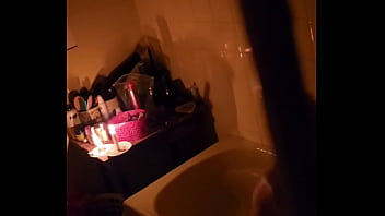 Preview 3 of 40 Plus Orgy - Spying on my stepmon whike she takes a bath