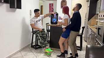 Preview 1 of Xnxx Hindi Www99 Com - Bailando Reggaeton con la Novia de mi Amigo y Le Froto mi Polla en su Culo al Frente de el para Excitarla NTR Historia Netorare