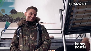 Preview 2 of Drugs Sex Son - FREE FULL VIDEO - Slim Ukrainian Oxana Chic Nasty Fun With Roommate In Her Tight Pussy - HORNY HOSTEL: