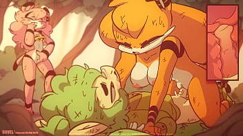 Preview 2 of Grannys At Fantasy Fest - cojiendo en la jungla (diives)