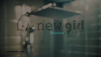 Preview 1 of Little Boy And Uman Sex - Fierce brunette bombshell took a shower