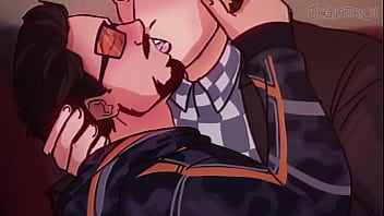 Preview 3 of Big Boob Gropist - Iron Man x Captain America - Tony Stark x Steve Rogers Stony Marvel gay sex