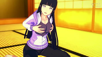 Preview 2 of Xx Remount Extic - Hot sexy Hinata play with her nice round natural boobs - Naruto