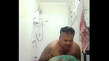 Preview 2 of Litle Xxx - Vaibhav Is Fucking His Towel &amp_ Bathrobe Against The Bathroom Vanity