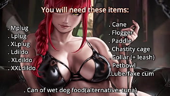 Preview 1 of Miaya Kalfa - Your daily life as Makima&#039_s pet / Ultimate pet play