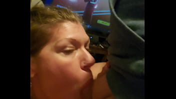 Preview 2 of Sommerhaus Der Pornostars - Divinitygives a deepthroat cum covered facial