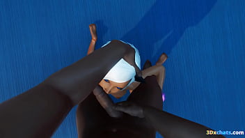 Preview 4 of Meyakalipa Videos - Jeune fille bais&eacute_e dans sa piscine BBC POV