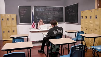 Preview 1 of Quy B3xxx - Fucking Teacher Just Got An Ass  (Adira Allure,  Victor Ray)