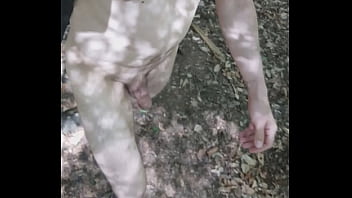 Preview 2 of Chinese Girl Evelyn Lin First - Naked outdoor walking