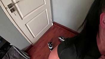 Preview 1 of Porn Fuck Vidio - Bitch gets her throat fucked by hand,  hard face slaps due to her attitude
