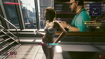 Preview 3 of Gigglo Boy - Valerie(Hot female V) fucks Alt cunningham in her fancy apartment cyberpunk 2077 world