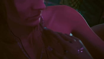 Preview 4 of Gigglo Boy - Valerie(Hot female V) fucks Alt cunningham in her fancy apartment cyberpunk 2077 world