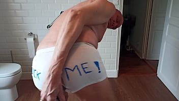 Preview 4 of Mature Americanism Et Jeunot - Bearapoil1 There&#039_s a Hole in my Undies.