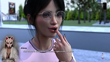 Preview 2 of Watshap Xxx Vedio - Race of Life - ep 11 | Busty brunette blowing in public