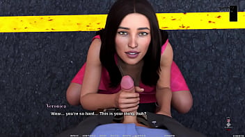 Preview 1 of Watshap Xxx Vedio - Race of Life - ep 11 | Busty brunette blowing in public