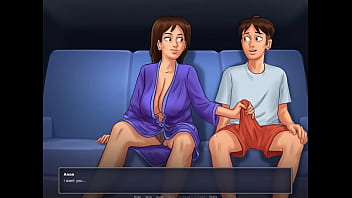 Preview 2 of Dominicana Spy - Summertime Saga Debbie Part 2 Stepmom and stepson xxx Full video anon fuck Debbie full nude Boobs and pussy