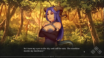 Preview 2 of Strapon Circle - Reborn IN Sin [ FUTA Hentai game ] Ep.1 cute angel turned into futanari by a sexy succubus